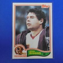 1982 TOPPS FOOTBALL #520 JOHN RIGGINS WASHINGTON REDSKINS SHARP