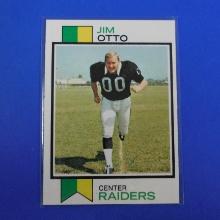 1973 TOPPS FOOTBALL #461 JIM OTTO OAKLAND RAIDERS NICE EYE APPEAL