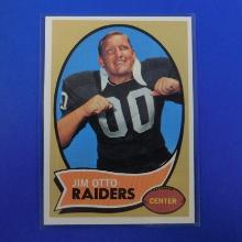 1970 TOPPS FOOTBALL #116 JIM OTTO OAKLAND RAIDERS PACK FRESH SHARP AMAZING