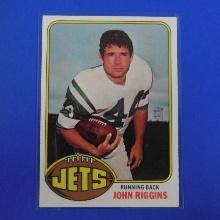 1976 TOPPS FOOTBALL #305 JOHN RIGGINS NEW YORK JETS NICELY CENTERED PACK FRESH