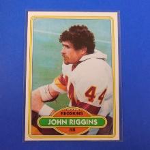 1980 TOPPS FOOTBALL #390 JOHN RIGGINS WASHINGTON REDSKINS SHARP