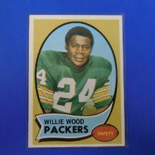 1970 TOPPS FOOTBALL #261 WILLIE WOOD GREEN BAY PACKERS NICE EYE APPEAL SHARP