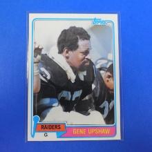 1981 TOPPS FOOTBALL #219 GENE UPSHAW RAIDERS VERY NICE