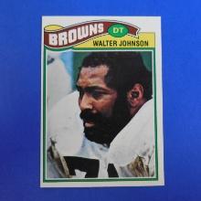 1977 TOPPS FOOTBALL #476 WALTER JOHNSON CLEVELAND BROWNS