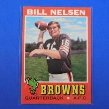 1971 TOPPS FOOTBALL #220 BILL NIELSEN CLEVELAND BROWNS