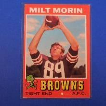 1971 TOPPS FOOTBALL #249 MILT MORIN CLEVELAND BROWNS