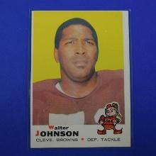 1969 TOPPS FOOTBALL #165 WALTER JOHNSON CLEVELAND BROWNS