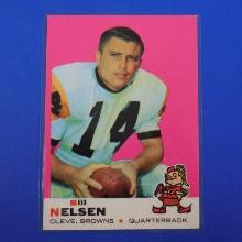 1969 TOPPS FOOTBALL #52 BILL NIELSEN CLEVELAND BROWNS