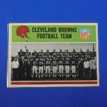 1965 PHILADELPHIA FOOTBALL #29 CLEVELAND BROWNS TEAM CARD