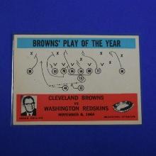 1965 PHILADELPHIA FOOTBALL #42 CLEVELAND BROWNS PLAY OF THE YEAR