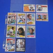 1980'S TOPPS FOOTBALL TONY DORSETT FOOTBALL CARD LOT DALLAS COWBOYS