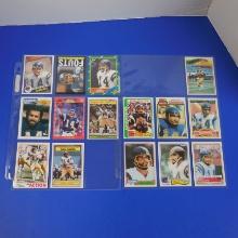 1970'S AND 1980'S TOPPS FOOTBALL DAN FOUTS VINTAGE CARD LOT CHARGERS