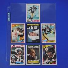 1980'S TOPPS FOOTBALL JACK LAMBERT PITTSBURGH STEELERS CARD LOT