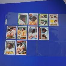 1970'S AND 1980'S TOPPS FOOTBALL LEE ROY SELMON BUCCANEERS CARD LOT