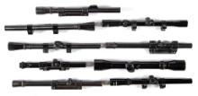 A Group of Weaver Rifle Scopes