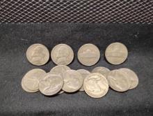 (15) USA 1945 NICKELS