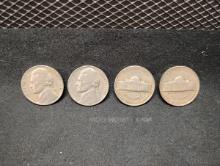 (20) USA NICKELS (9) 1947, (9) 1948 AND (2) 1949