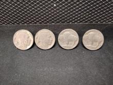 (20) 1936 USA BUFFALO NICKELS - NO MINT MARK