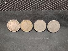 (26) LIBERTY HEAD NICKELS 1888, 1898, 1902, 1903, (2) 1904, 1905, (3) 1906, (4) 1907, 1908, 1909, (2