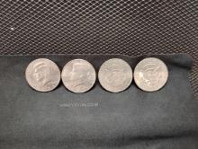 (10) KENNEDY HALF DOLLARS (2) 1971, 1972, 1974, 1979, 1983, 1986, 1988, 1989, 1996