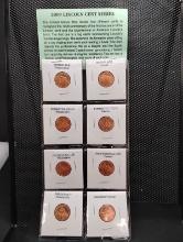 2009 LINCOLN CENT SERIES - (8) COINS