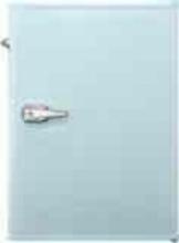 Insignia - 2.5 Cu. Ft. Retro Mini Fridge - Baby Blue