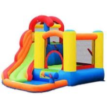 Multi-Color Inflatable Bounce House Water Slide