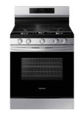 Samsung - 6.0 cu. ft. Freestanding Gas Range with WiFi and Integrated Griddle