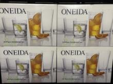 (4) 24 Piece Oneida Drinkware Sets