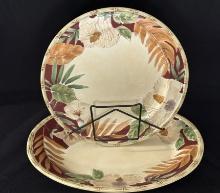 Home Trends Tropical Hibiscus Plate & Platter