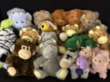 Assortment of Cuddly Cousins Stuffed Animals