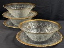 Italian Scroll Glass Dishware