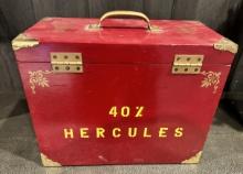 40% HERCULES BOX BLASTING POWDER ANTIQUE BOX