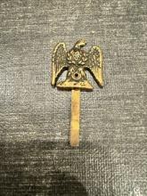 Vintage Patriotic Eagle Brass Picture Hook Miniature Brass - No Hook