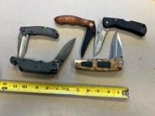 5- Folding Lockback Pocket knives