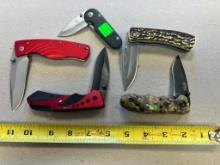 5- Folding Lockback Pocket knives