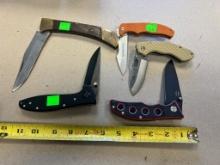 5- Folding Lockback Pocket knives