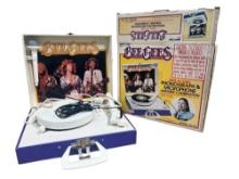 Vintage 1979 Bee Gees Portable Record Player Vanity Fair