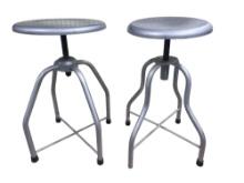 2- Industrial Type Stools, adjustable height