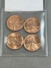 4- 1979 Lincoln Cents, Cracked Skull error?