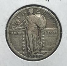 1925 Standing Liberty Quarter, 90% Silver