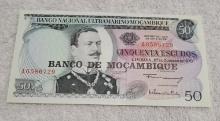 Mozambique - Banco Nacional Ultramarino 1970 Issue 50 Escudos, UNC