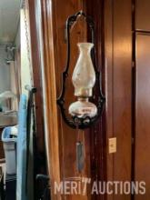 Hanging kerosene lamp