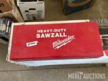 Milwaukee HD Sawzall with metal case