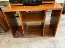 Wooden entertainment center