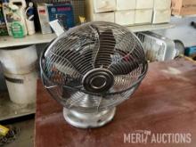 Vintage metal blade fan