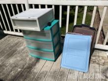 Roll around storage container and misc. lids