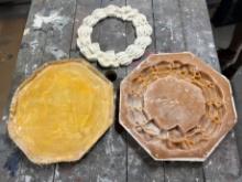 WREATH DÉCOR - PLASTER - INCLUDING MOLD