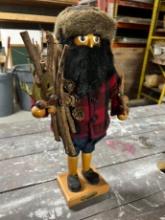 LIMITED EDITION WOODSMAN NUTCRACKER FIGURE