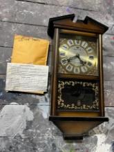 ANTIQUE "MATESTY" WALL CLOCK - MADE IN JAPAN